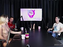 Compilados do Jow Jow no Bora Cast com Bruna Carlos in sheer red