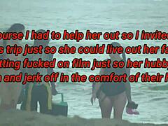 Helena Price - Exhibitionist Wife Stefanie Mafra Interracial Fucking On Caribbean Nude Beach While Voyeurs Watch