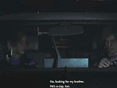 Busty super cop Claire Redfield dominates the scene!