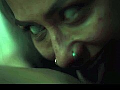 Feral Girls Engage in Rough Lesbian Fucking Kissing Licking Moaning Scissoring Squirting Covered in Slime