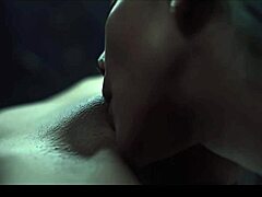 Feral Girls Engage in Rough Lesbian Fucking Kissing Licking Moaning Scissoring Squirting Covered in Slime