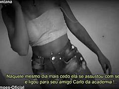 Novinha gostosa tatuada senta gostoso no pau grande grosos do dotado in athletic Brazilian girlfriend pov with small tits.