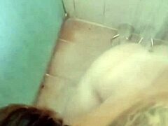 Ruiva Safada Takes Big Cock In Her Large Ass Then Gets Creampie Facial In Shower