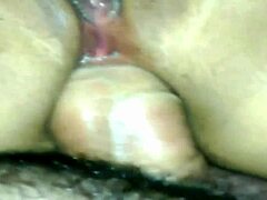 penetrating slut wife's ass until climax arrives