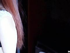 I feel so guilty yet excited as this busty Japanese girl cheats on her boyfriend with intense anal fucking in a wild threesome