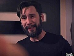 i discover creepers secret with deepthroat blowjob on big tits brunette escort