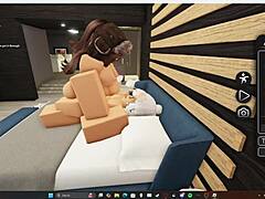 big booty girl sucks and rides that monster cock with her ass bouncing wild 😜