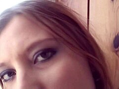 Blonde Katrina Boldly Fingers Her Wet Young Pussy In The Kitchen To Intense Satisfaction