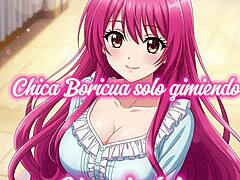 Boricua amateur moans softly during bisexual solo masturbation in intimate session