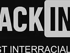 hey, this teen slut gets caught fingering ass then destroyed by bbc in rough interracial pounding