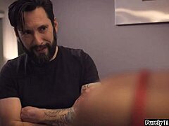 i discover creepers secret with deepthroat blowjob on big tits brunette escort