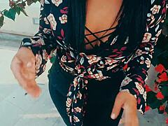 I offer 200 dollars to big ass Latina teen for outdoor cowgirl riding sex.