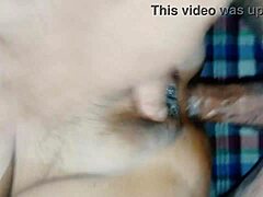 i felt so thrilled and nervous during my debut backdoor session with village partner in raw homemade clip with spicy talk