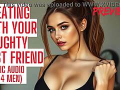 fucking your best friend's wife with creampie finish in cheating bedroom handjob session