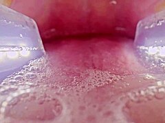 I feel so deranged as filth loving rebel rhyder gets frozen cum bukkake in garage