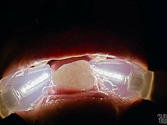 I feel so deranged as filth loving rebel rhyder gets frozen cum bukkake in garage