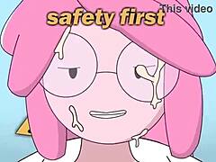 hey, adventure time's princess bubblegum is banging finn using some wild science