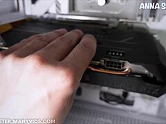 I visited my ex and ended up getting an RTX 5090 along with a kinky blowjob in this comic roleplay.