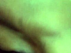 Teen girl's creamy black pussy pounded hard in detailed action