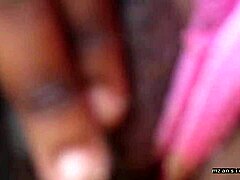 Sex on the beach during vacation with black couple blowjob and wet pussy foreplay