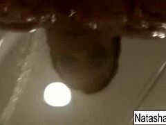 Busty Natasha Nice Shoots Fun Sexy Black Light Video