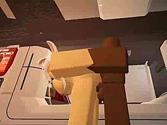 omg this shy slut bunny takes big black monster cock fucking in roblox condo... quality sucks but next one's better!! 🐰🍆