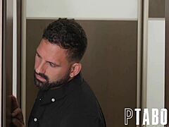 Showered and ready? How does perfect naughty blonde candee licious handle two massive cocks in intense taboo shower sex?