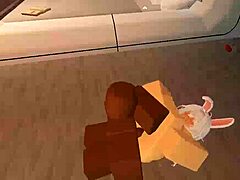 omg this shy slut bunny takes big black monster cock fucking in roblox condo... quality sucks but next one's better!! 🐰🍆