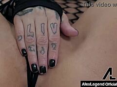 Seductive Busty Latina Lily Lane In Fishnets And Heels Fucks Alex Legend With Deepthroat