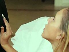 Only A Huge Dick Cheers Up Teen 18+ Blonde Hollie Mack At Home