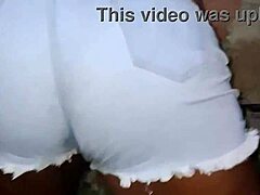 neighbor with huge ass cleaning the backyard feels so captivating and real