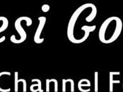 Desi Indian Woman Explores with Toy