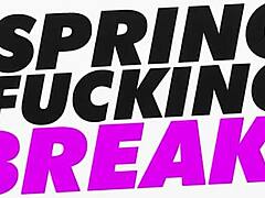 Thirsty brunette Dre Delevingne milks a huge dick dry! She swallows every drop of cum after riding and licking!