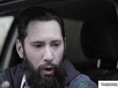 Beautifull teen 18+ rides stalker cock with blowjob handjob hardcore sex. Brunette cutie takes it rough in ass tits action.