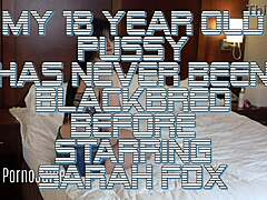 18 Year Old Sarah Fox Gets Pussy Blackbred By African Arab Guy In Interracial Scene