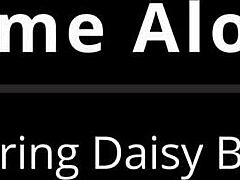 daisy bean gets playful at home alone, touching her shaved pussy with a vibrator until orgasm hits