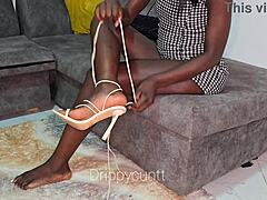 Slim Thick Babe with Soft Ass Gets Pov Doggystyle from Big Black Cock in Panties