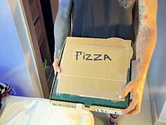 Girls Night With Two Horny Sluts Turns Into Threesome With Pizza Dude In Anal Creampie Action