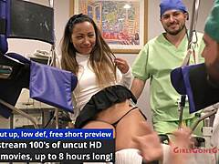 Melany Lopez Endures Latex Immigration Physical Humiliation