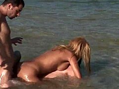 Barbie Banks how does double penetration feel in water with brazilian blonde ass to mouth?