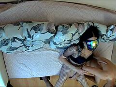 does my fitness wife look hot in lingerie for hubby?