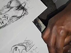 Quick cum sketches glaze women's tits for that perfect erotic finish