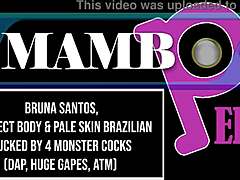 Bruna Santos' Perfect Body Takes Dap Anal Atm Gapes from Bbc Monster Cocks