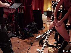 babes bound choked anal fucked at bdsm orgy