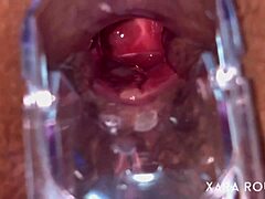 fat hairy bbw mature spreads legs for huge anal speculum gaping