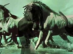 hairy retro babes bent over in vintage action 🐺📼