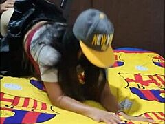 Sexy nympho mother-in-law films homemade porn riding cock wildly moaning like slut begging wet genitals fuck!