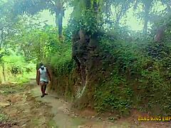 Bbw king's wife bends for bush pounding at village ritual?