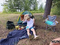 Hunt4k Russian whore feet massage public sex girlfriend forest cheating