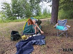 Hunt4k Russian whore feet massage public sex girlfriend forest cheating